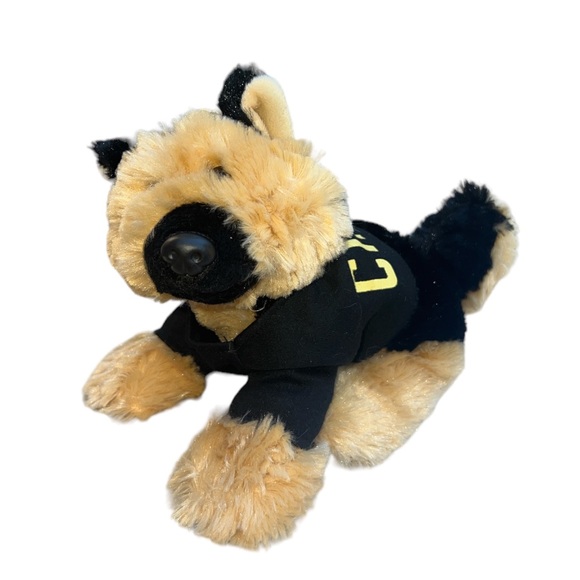 GERMAN SHEPHERD NORTHROP GRUMMAN PLUSH BLACK TAN ADVERTISING US ARMY CIRCM - Picture 1 of 7